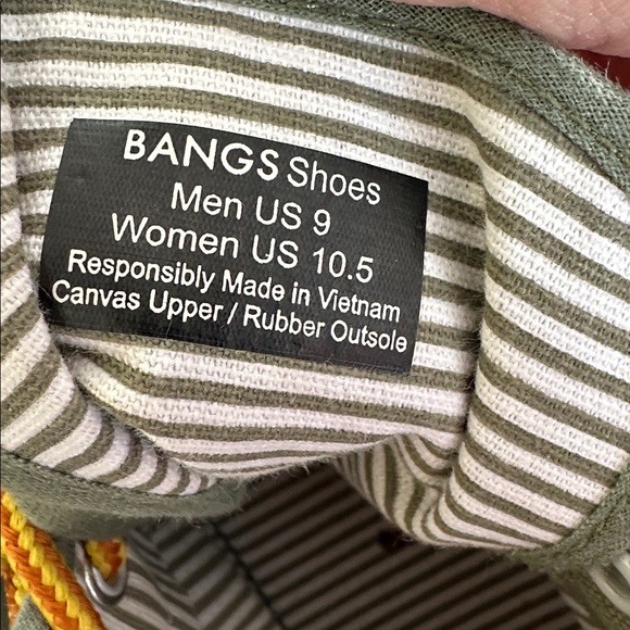 BANGS Green High-Top Sneakers with Yellow Laces - Picture 4 of 4